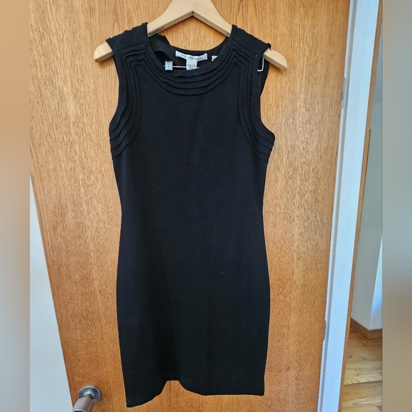 Diane Von Furstenberg Dresses & Skirts - NEW-Diane von Furstenberg Dress-Vintage Black Midi Dress-Size 10